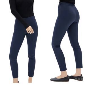 Everlane blue side, zip plain front pants size 0